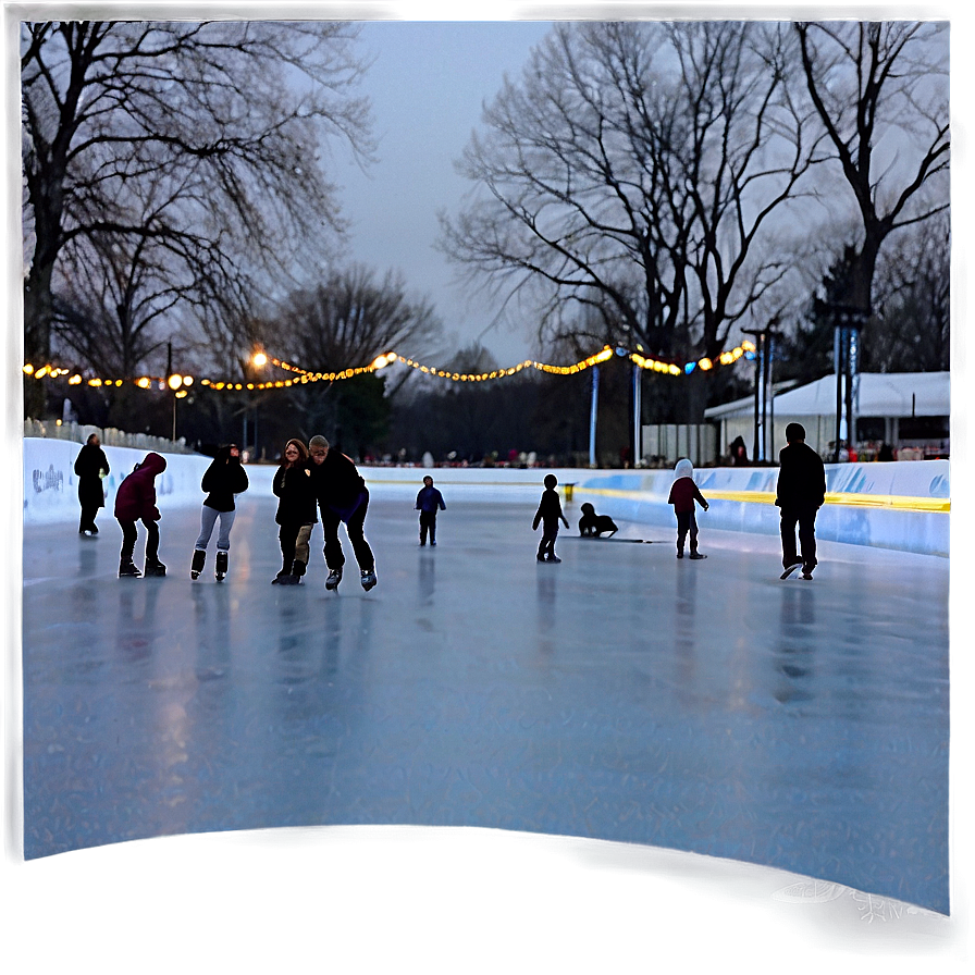 Ice Rink Winter Solstice Celebration Png Vuk PNG image