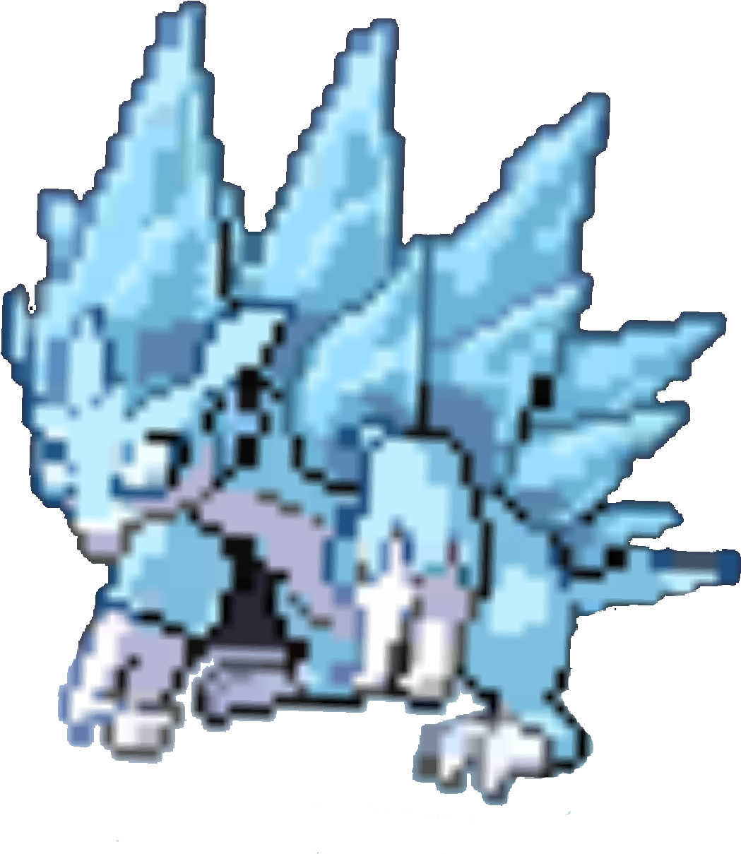 Ice Type Pokemon Creature PNG image