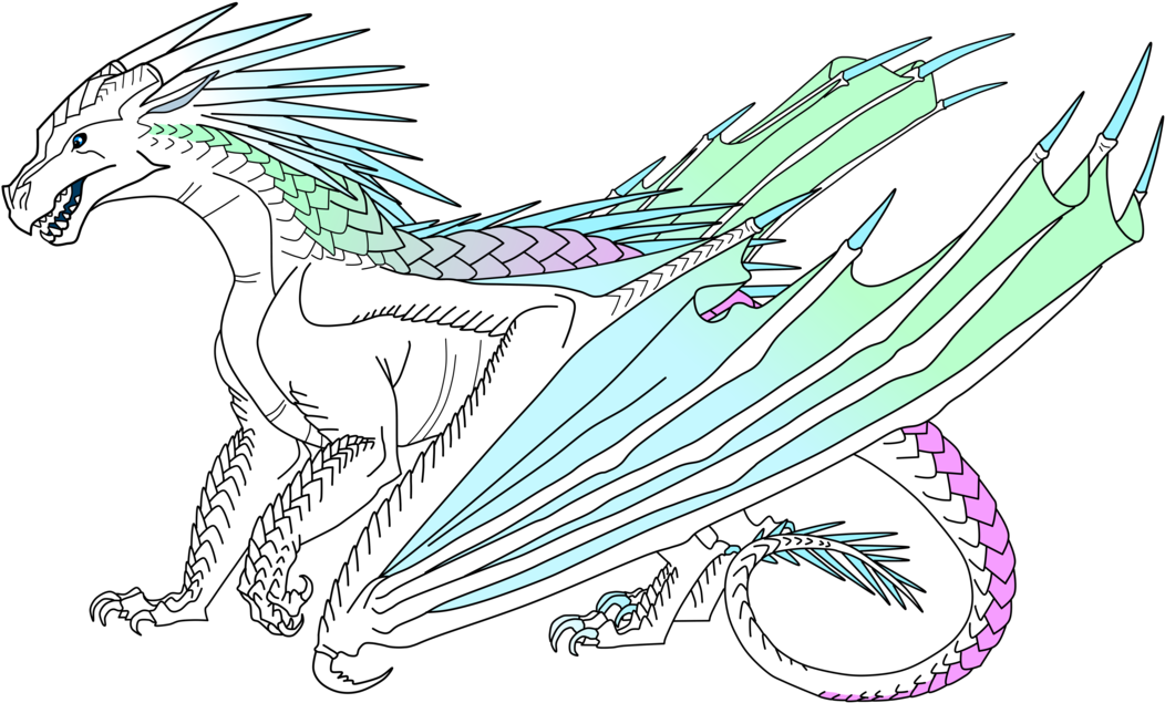 Ice Wing Dragon Wings Of Fire PNG image