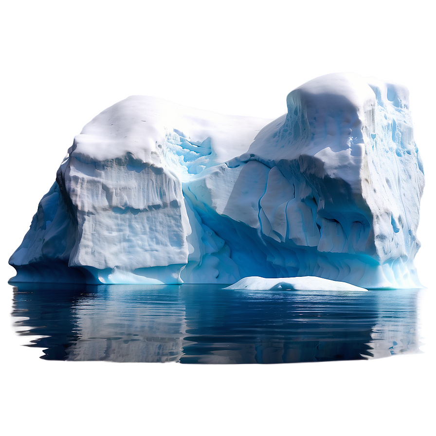 Iceberg Floating In Ocean Photo Png 05212024 PNG image