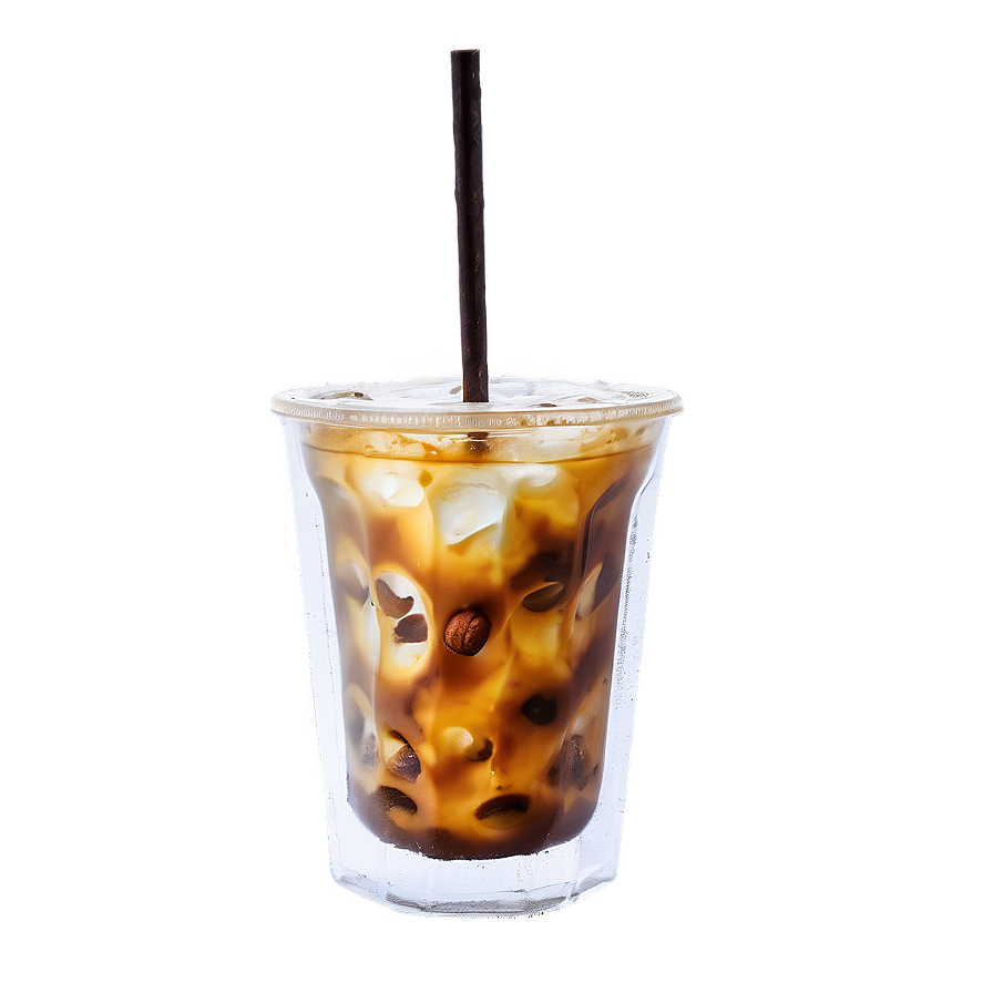 Iced Coffee With Orange Png 11 PNG image