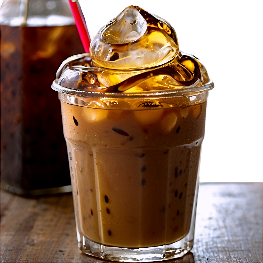 Iced Coffee With Syrups Png 99 PNG image