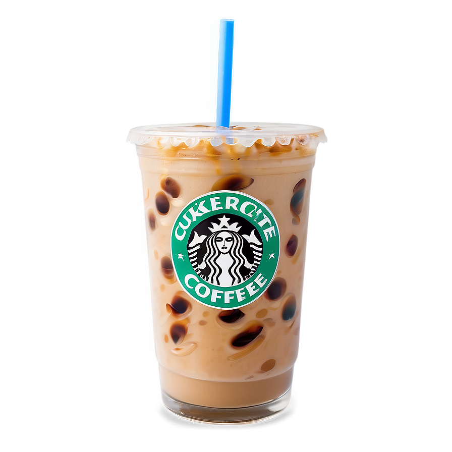 Iced Latte Coffee Png Nhc PNG image