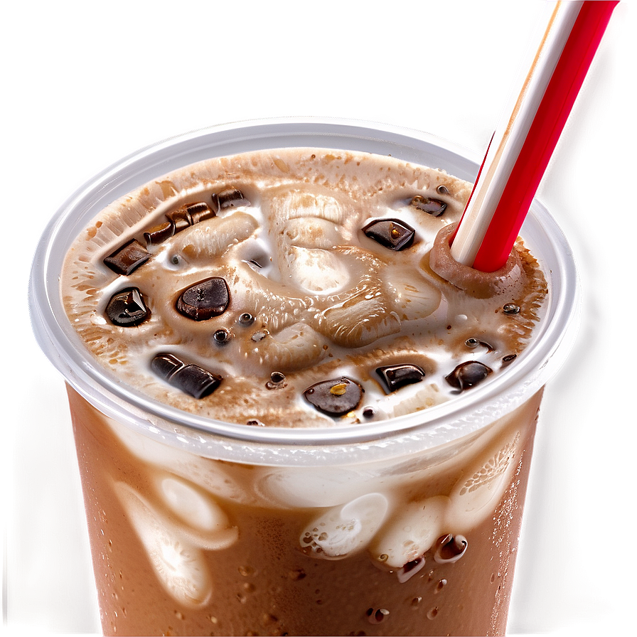 Iced Mocha Coffee Png Pdo PNG image