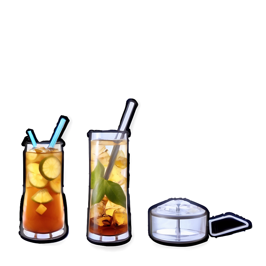 Iced Tea Bar Selection Png Sfd PNG image