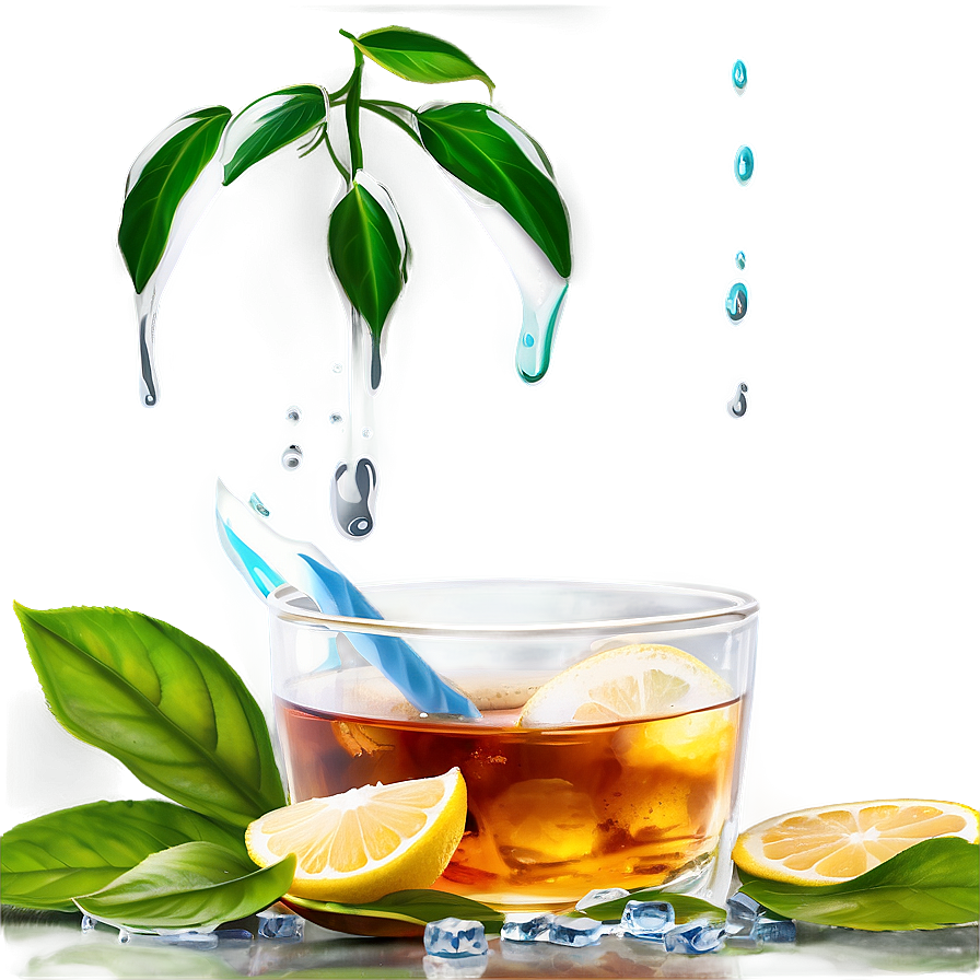 Iced Tea In Nature Png 06242024 PNG image