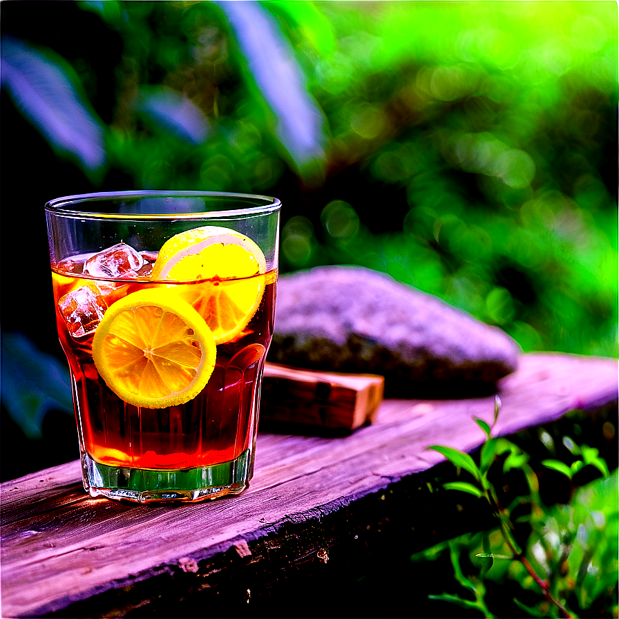 Iced Tea In Nature Png 60 PNG image