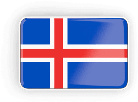 Iceland Flag On Display PNG image