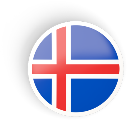 Icelandic_ Flag_ Badge PNG image