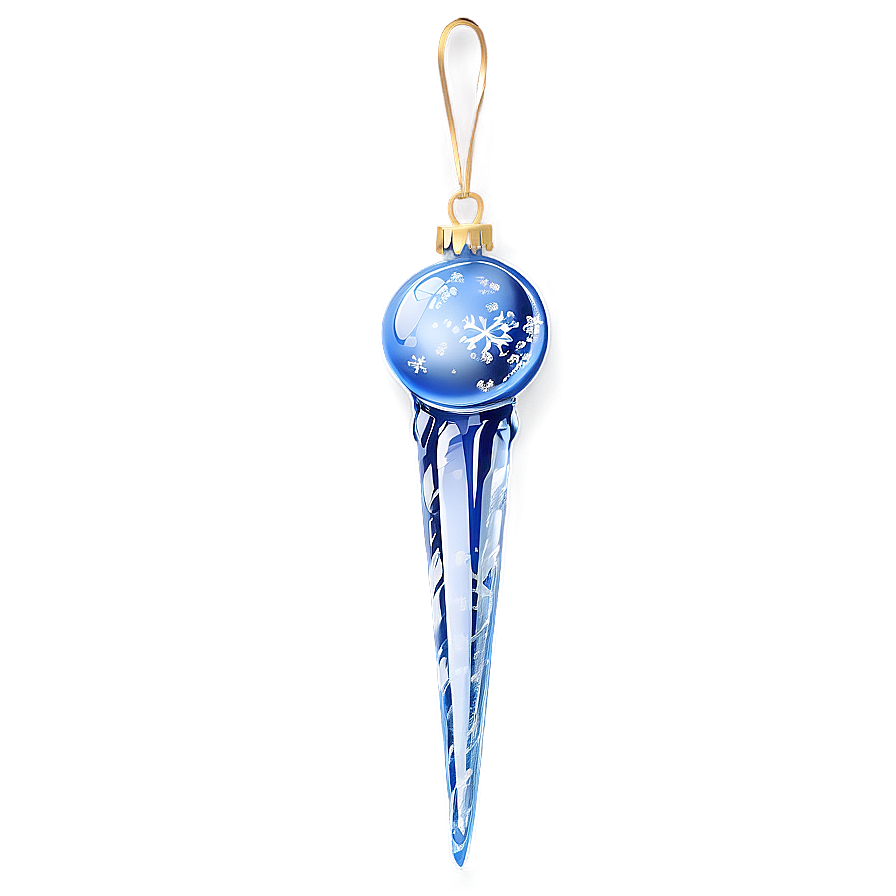 Icicle Christmas Ornaments Png Fre PNG image