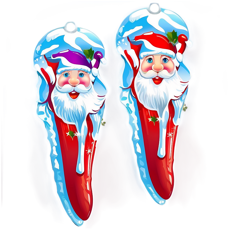 Icicle Christmas Ornaments Png Qee34 PNG image