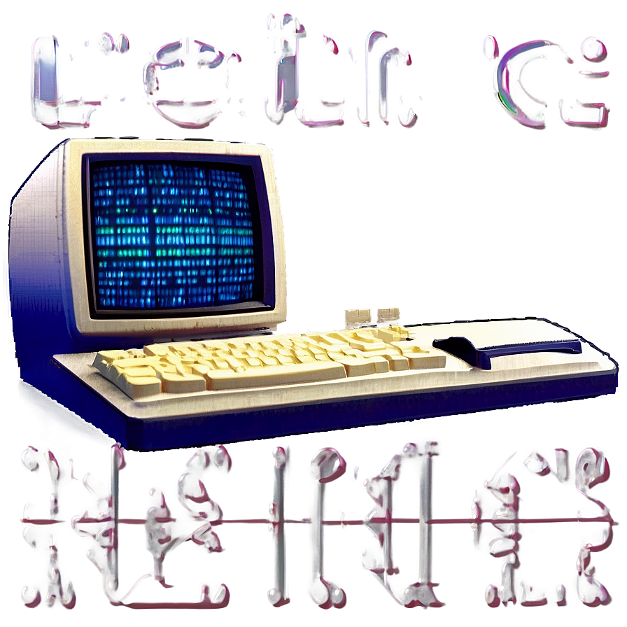 Iconic 90s Home Computer Png 06252024 PNG image