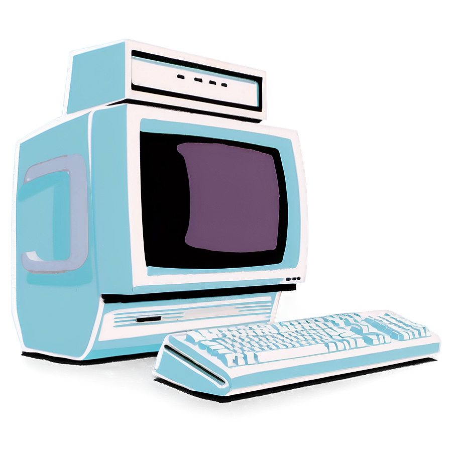 Iconic 90s Home Computer Png Hcn24 PNG image