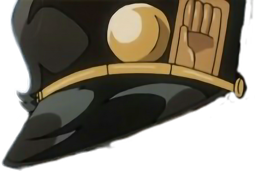 Iconic Anime Character Hat PNG image