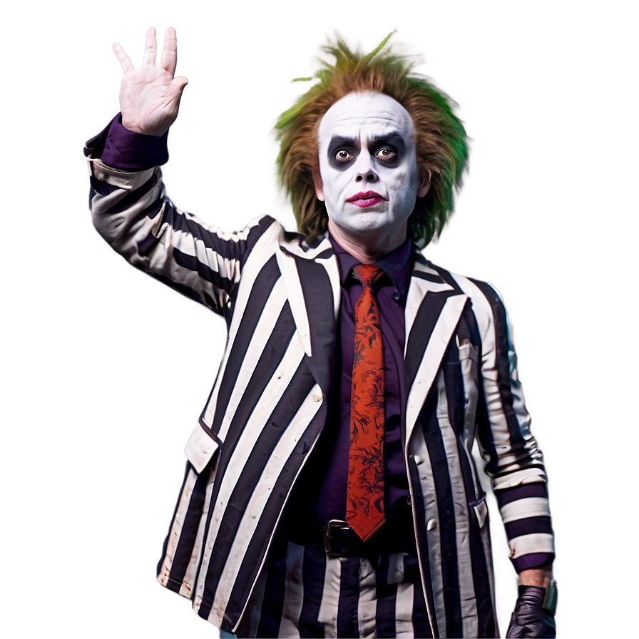 Iconic Beetlejuice Pose Png Ulj PNG image