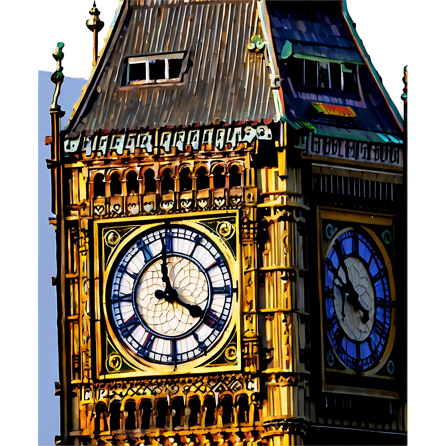 Iconic Big Ben Tower Png Iue76 PNG image