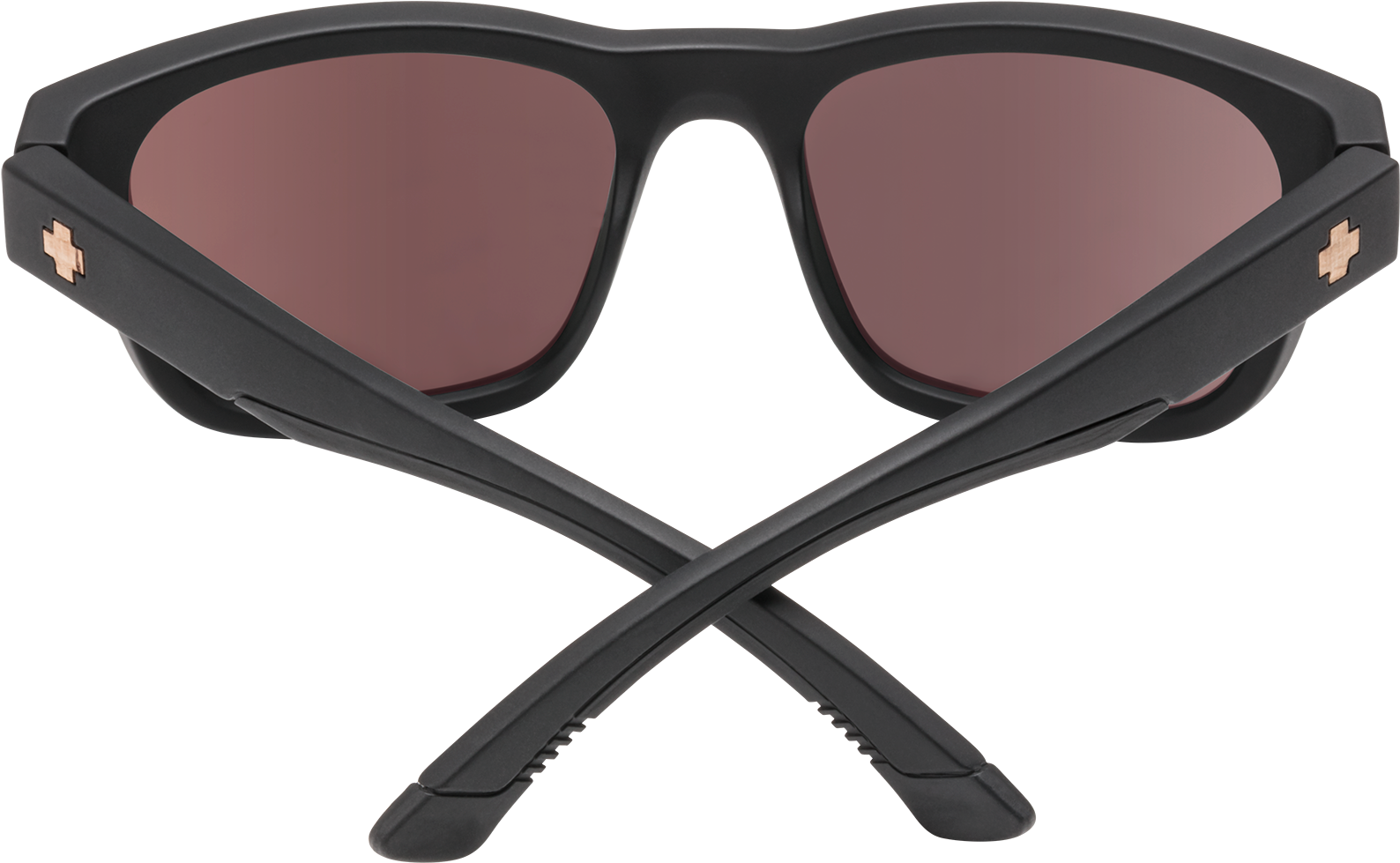Iconic Black Sunglasses Crossed PNG image