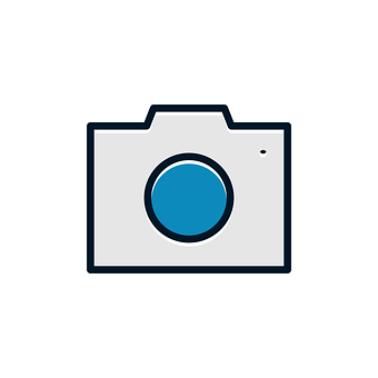 Iconic Camera Graphic PNG image