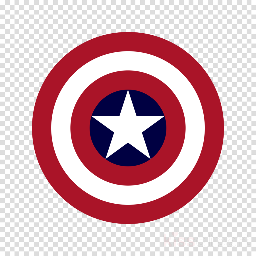 Iconic Circular Superhero Shield PNG image