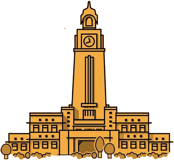 Iconic Clock Tower Illustration PNG image