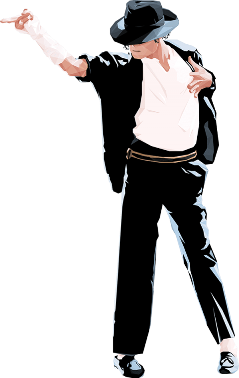 Iconic Dance Move Illustration PNG image