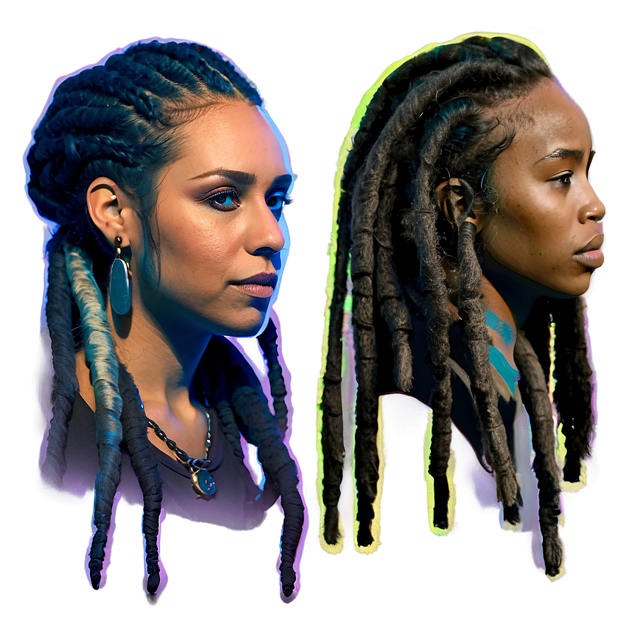 Iconic Dreads Looks Png Iod55 PNG image