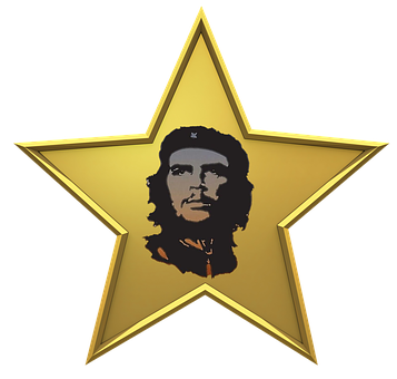 Iconic Figure Golden Star PNG image