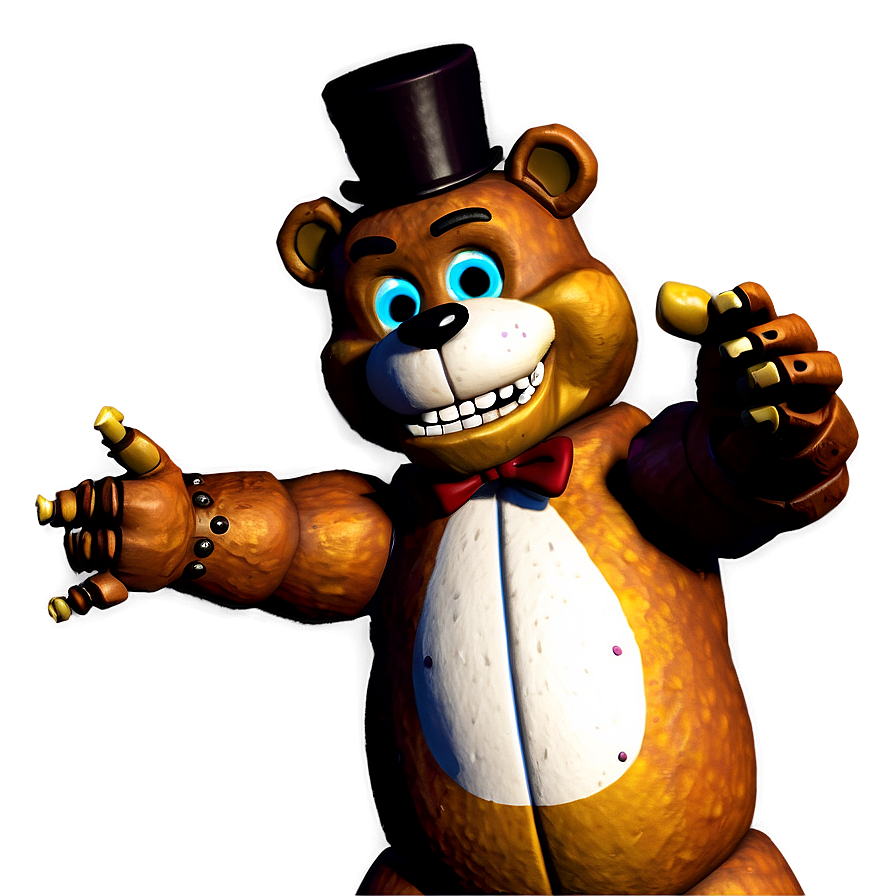 Iconic Freddy Fazbear Pose Png 05252024 PNG image