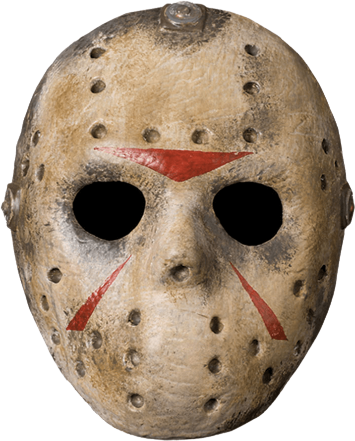 Iconic Hockey Maskof Horror Figure PNG image