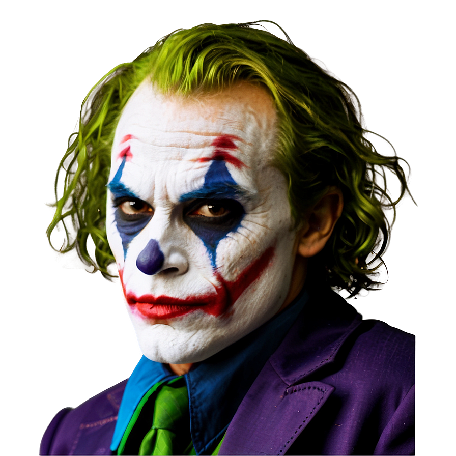 Iconic Joker Makeup Png 06272024 PNG image