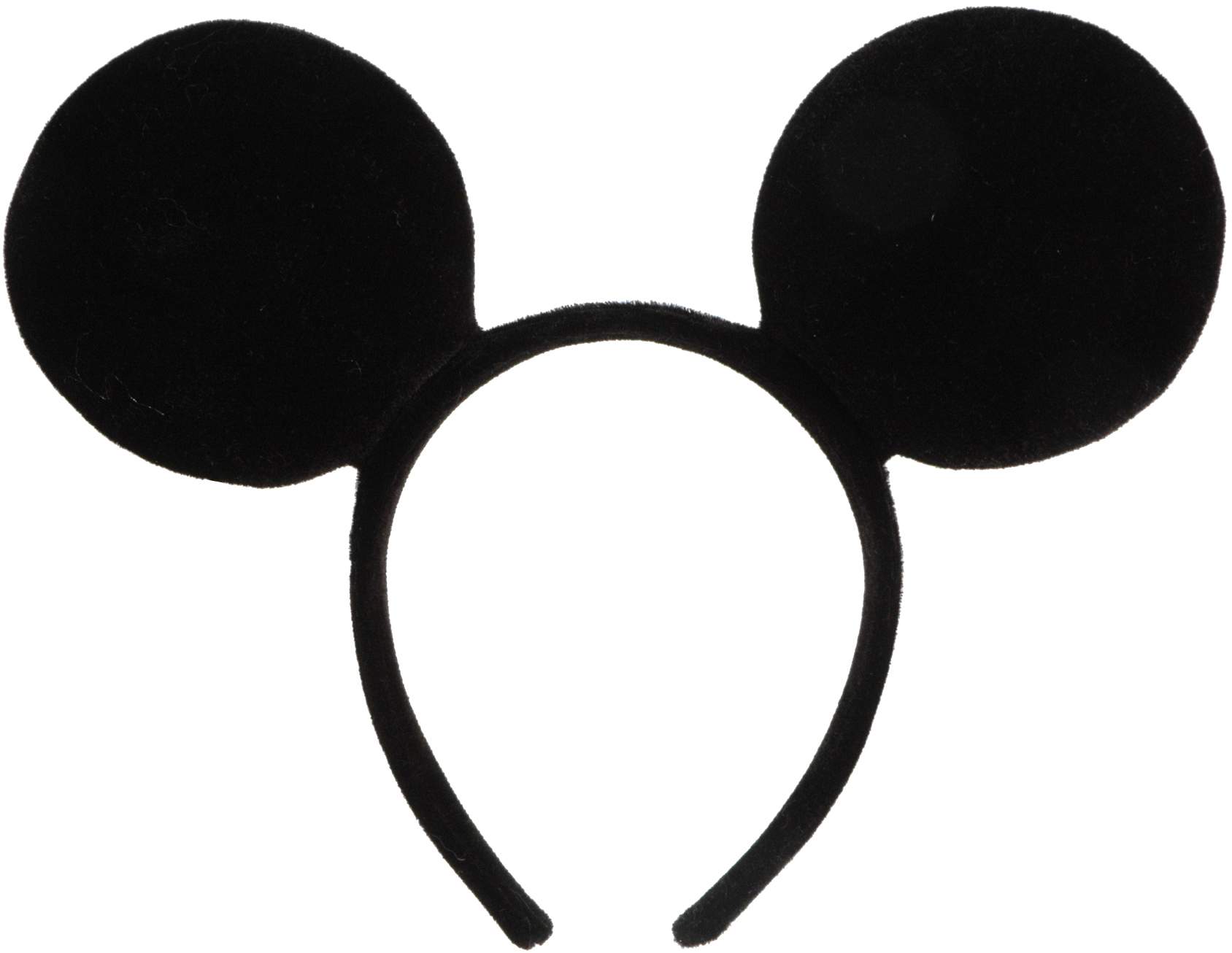 Iconic Mickey Mouse Ears Headband PNG image