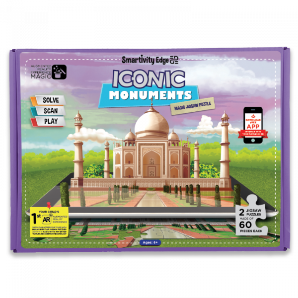 Iconic Monuments Jigsaw Puzzle Pack PNG image