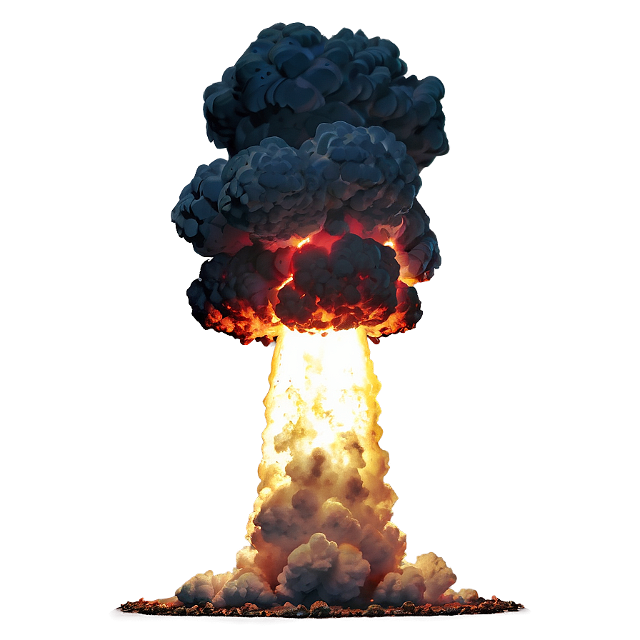 Iconic Nuclear Bomb Png 05252024 PNG image