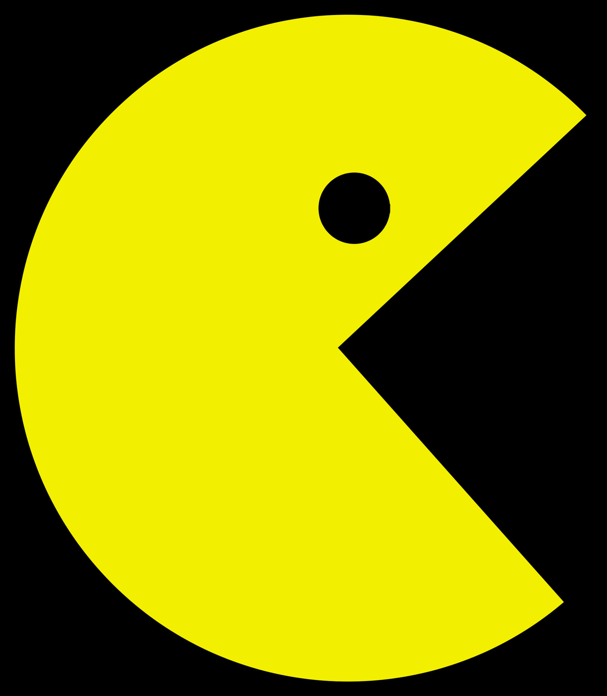 Iconic Pacman Graphic PNG image