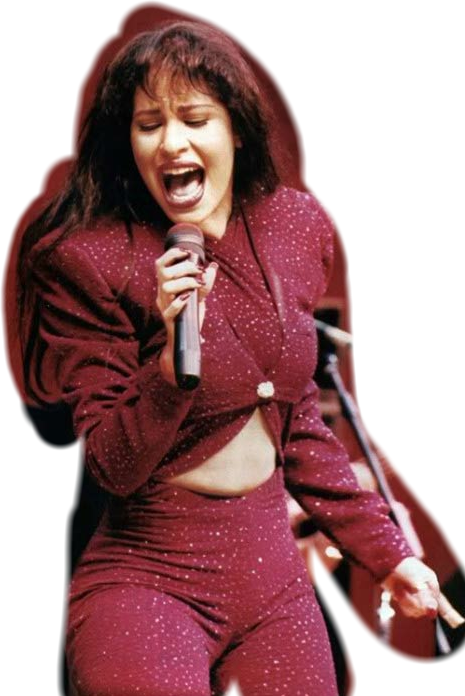 Iconic Performance Singer Stage Outfit PNG image