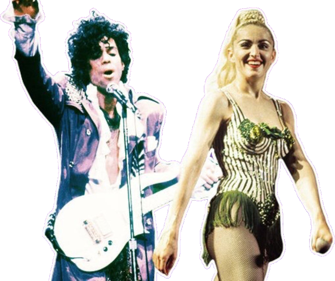 Iconic Performers Duo PNG image