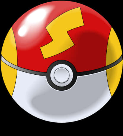 Iconic Pokeball Illustration PNG image