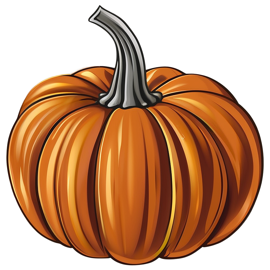 Iconic Pumpkin Outline Version Png 78 PNG image