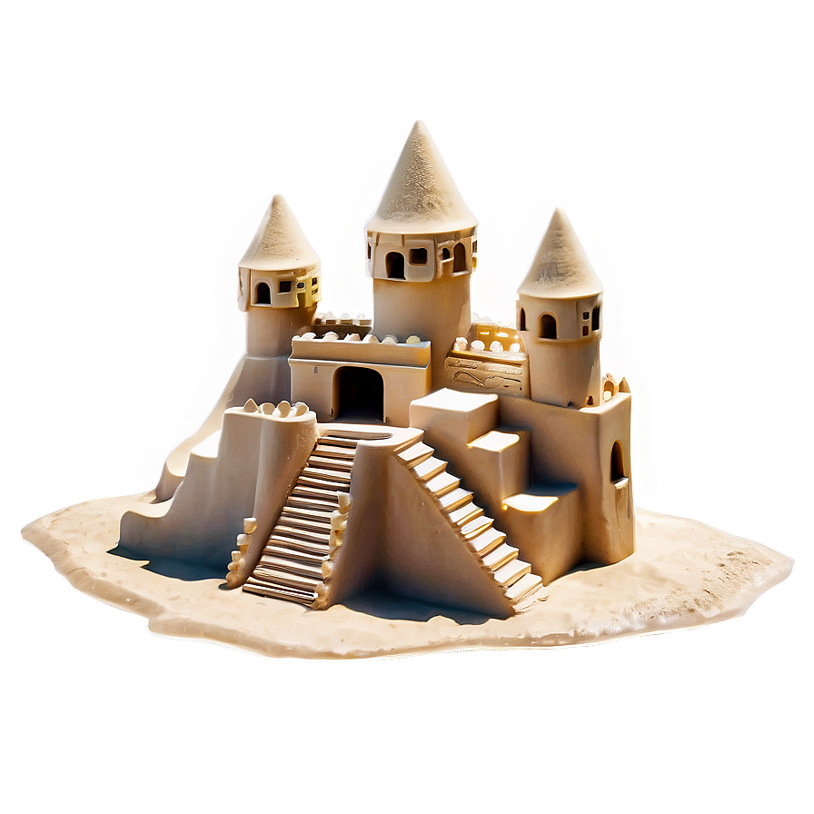 Iconic Sandcastle Png 06212024 PNG image