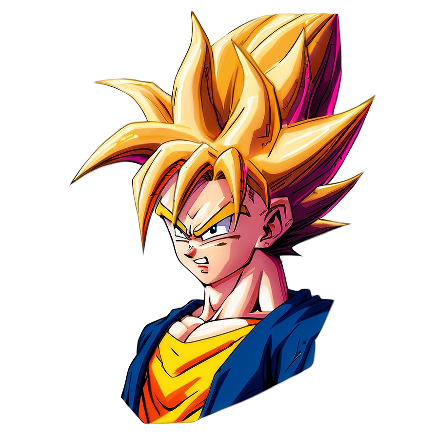 Iconic Super Saiyan Hair Png 82 PNG image