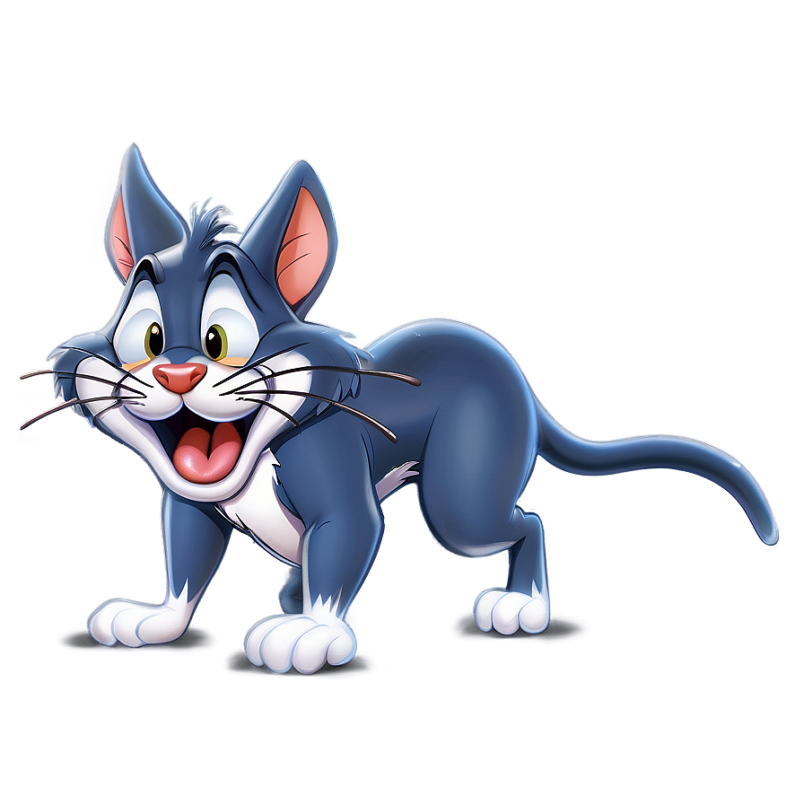 Iconic Tom And Jerry Face-off Png Tcv98 PNG image