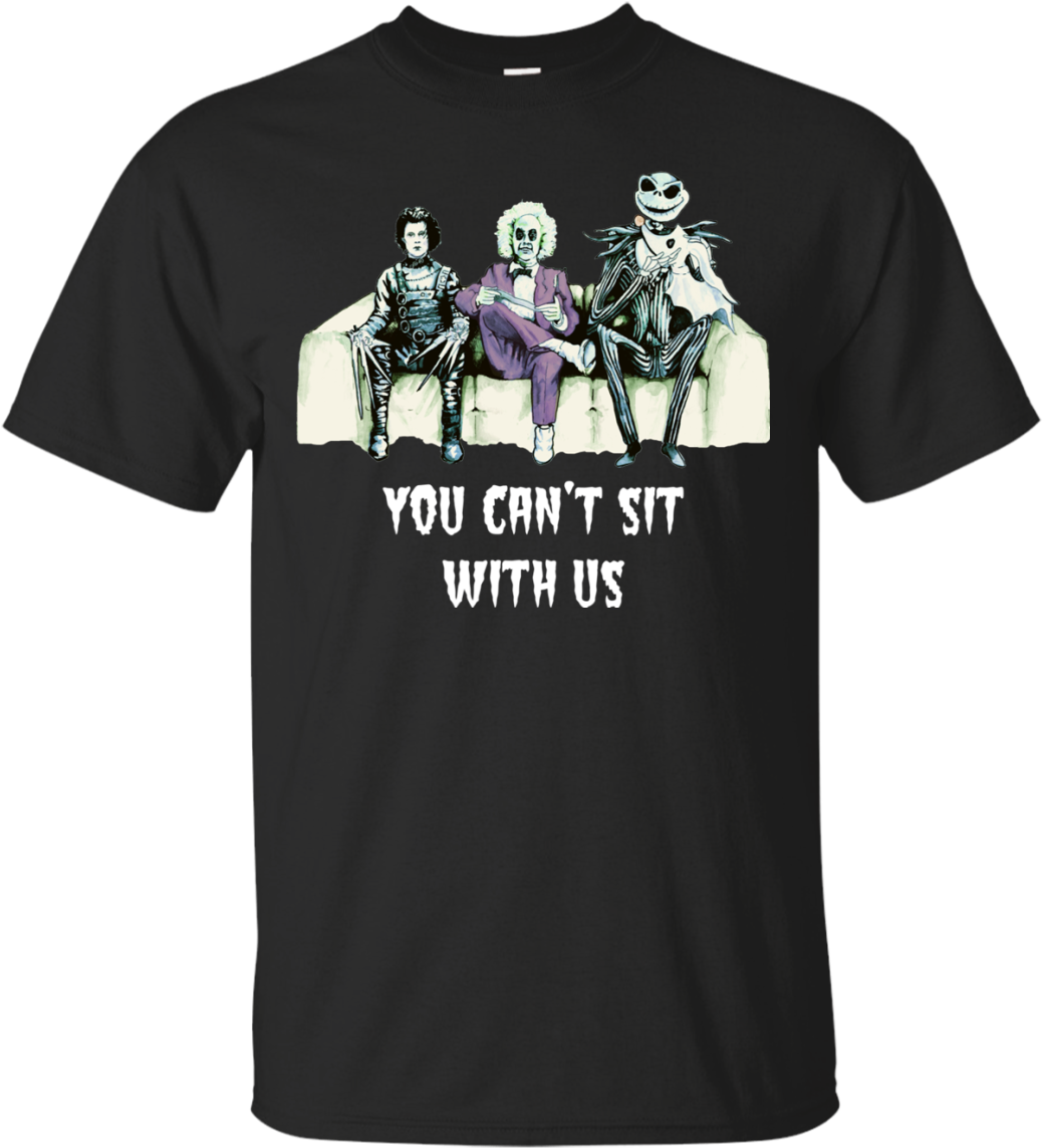 Iconic Trio Beetlejuice T Shirt PNG image