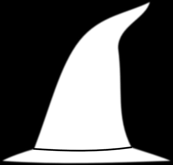 Iconic Witch Hat Silhouette PNG image