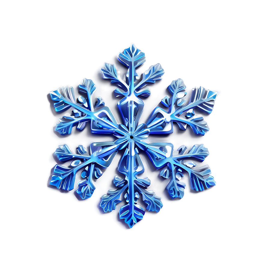 Icy Blue Snowflakes Png 1 PNG image