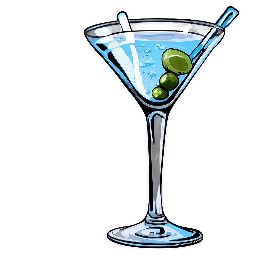 Icy Cold Martini Png 05242024 PNG image