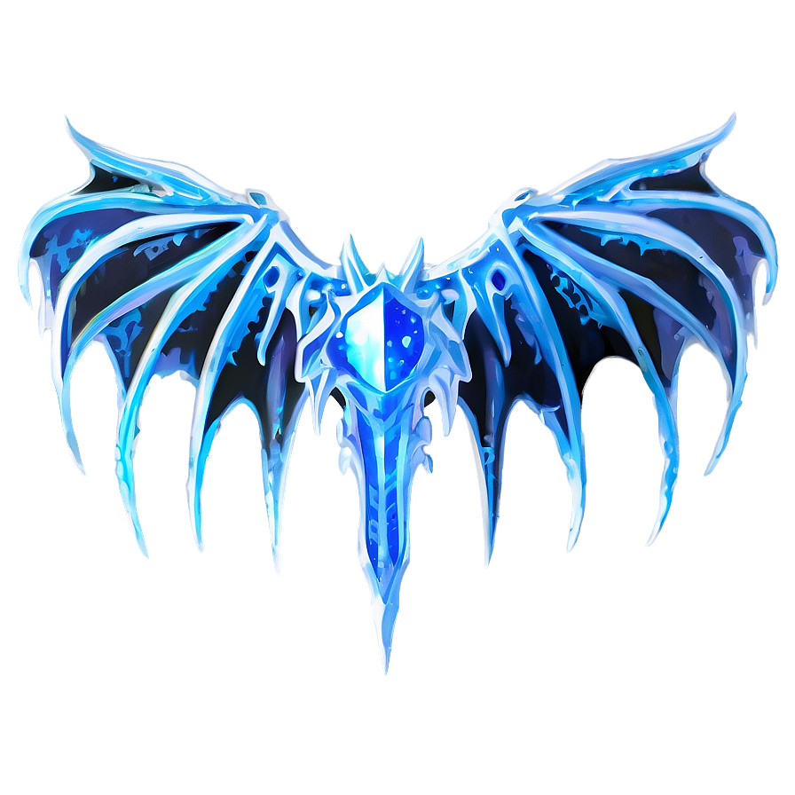 Icy Demon Wings Png 06262024 PNG image