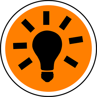 Idea Lightbulb Icon PNG image