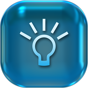 Idea Lightbulb Icon PNG image