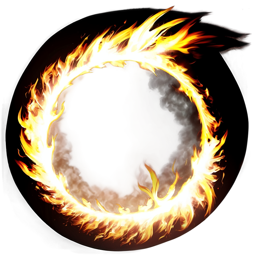 Ignited Fire Circle Png 55 PNG image