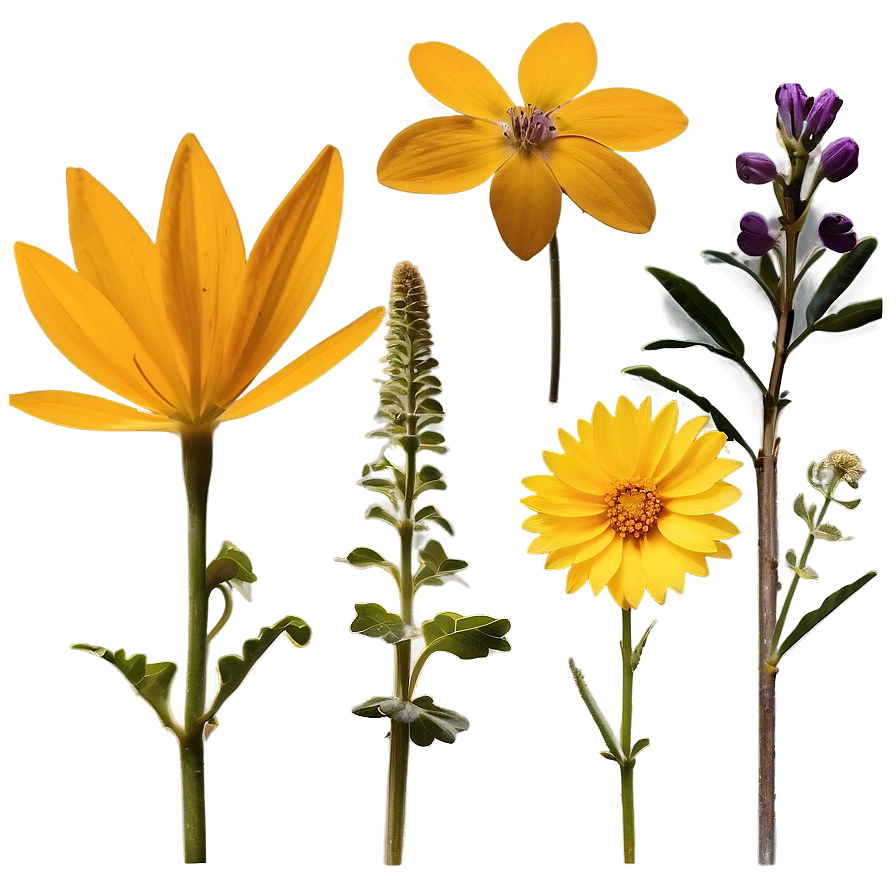 Illinois Native Wildflowers Png 41 PNG image